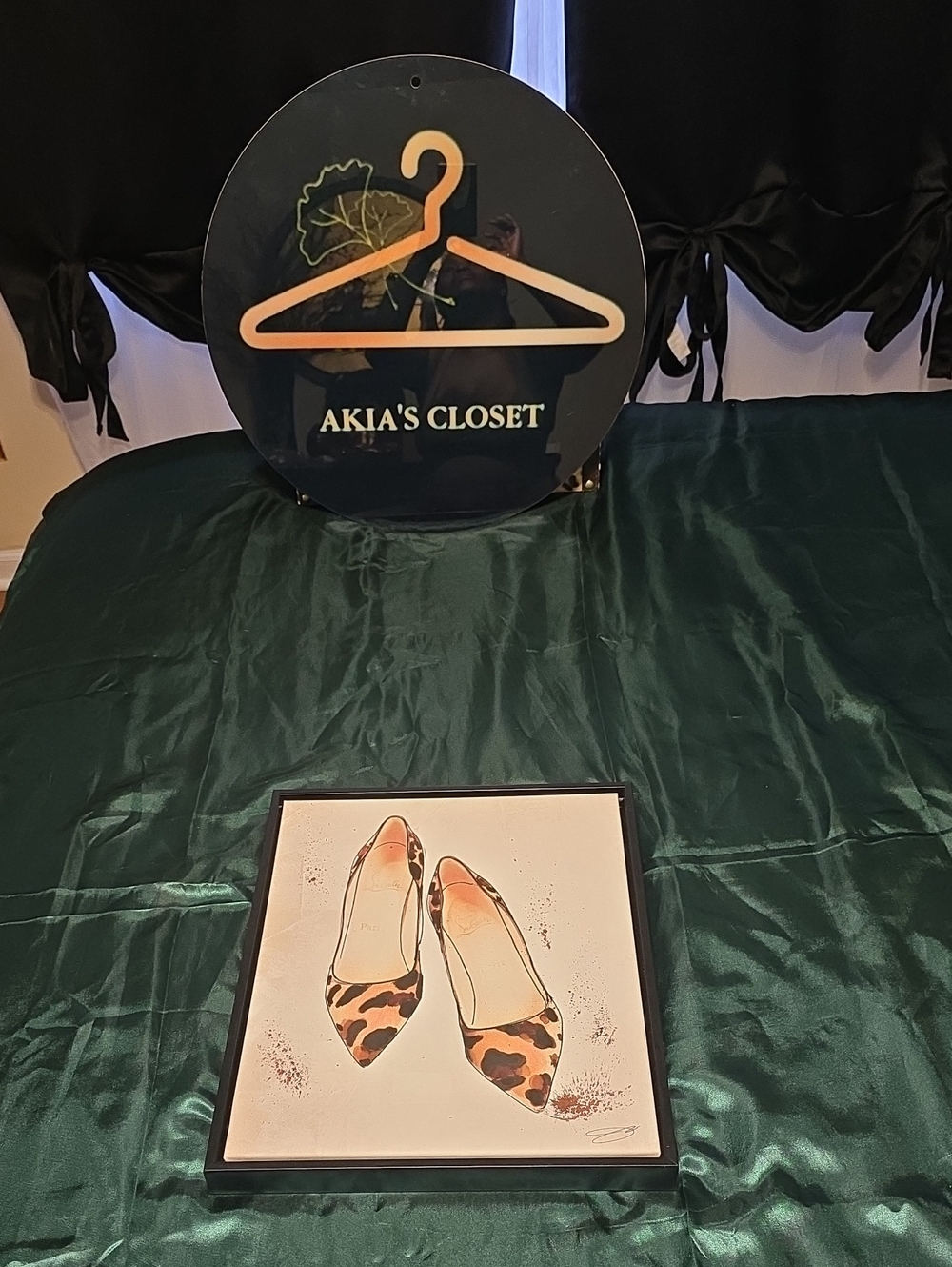 Leopard Print Heels - Framed Picture